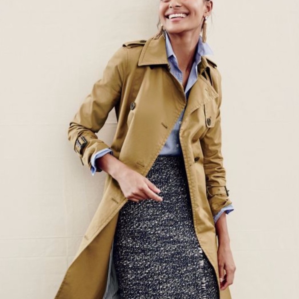 J. CREW city trench coat - Picture 9 of 10